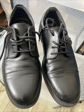 Classic Black Men's Lace-Up Dress Shoes